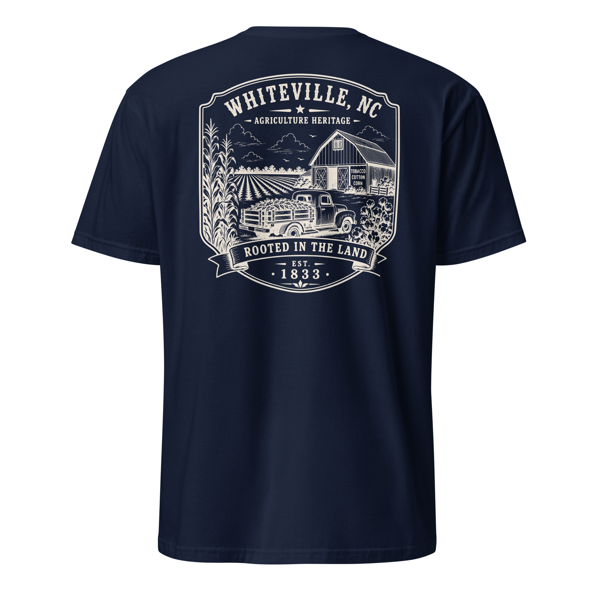 Whiteville, NC - Rooted In The Land - Short-Sleeve Unisex