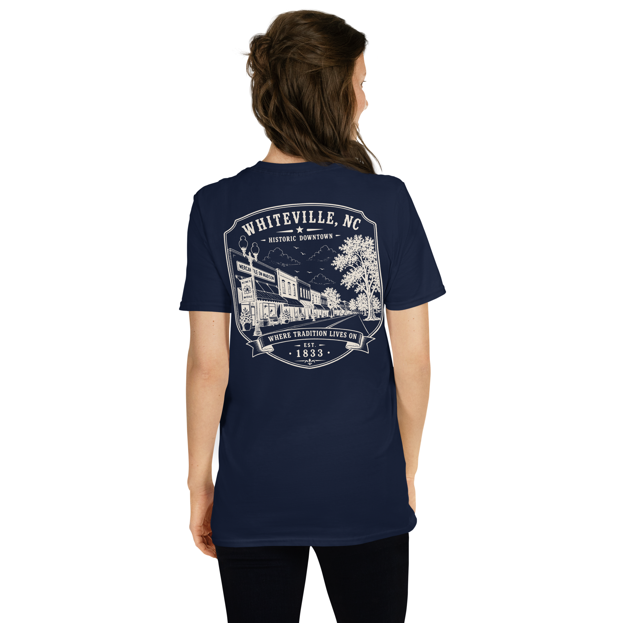 Whiteville, NC - Downtown - Short-Sleeve Unisex