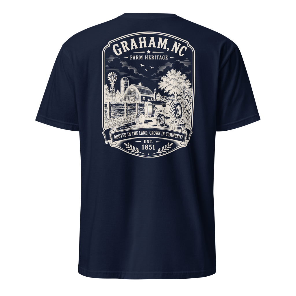 Graham, NC - Farm Heritage - Short-Sleeve Unisex