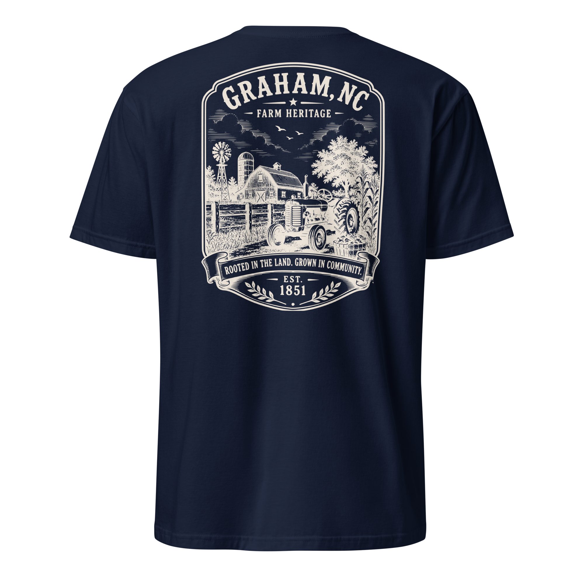 Graham, NC - Farm Heritage - Short-Sleeve Unisex