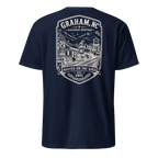 Graham, NC - Rooted On The Rails - Short-Sleeve Unisex