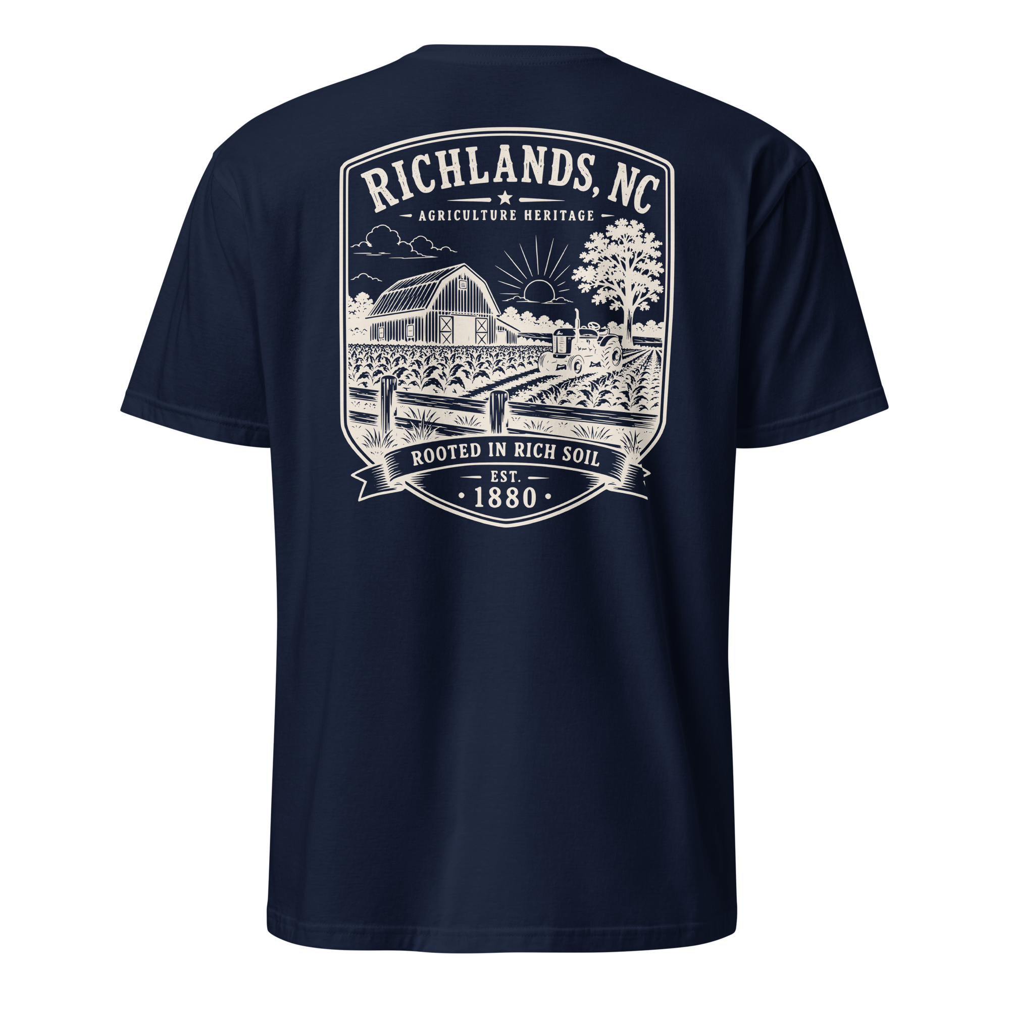 Richlands, NC - Rooted In Rich Soil - Short-Sleeve Unisex