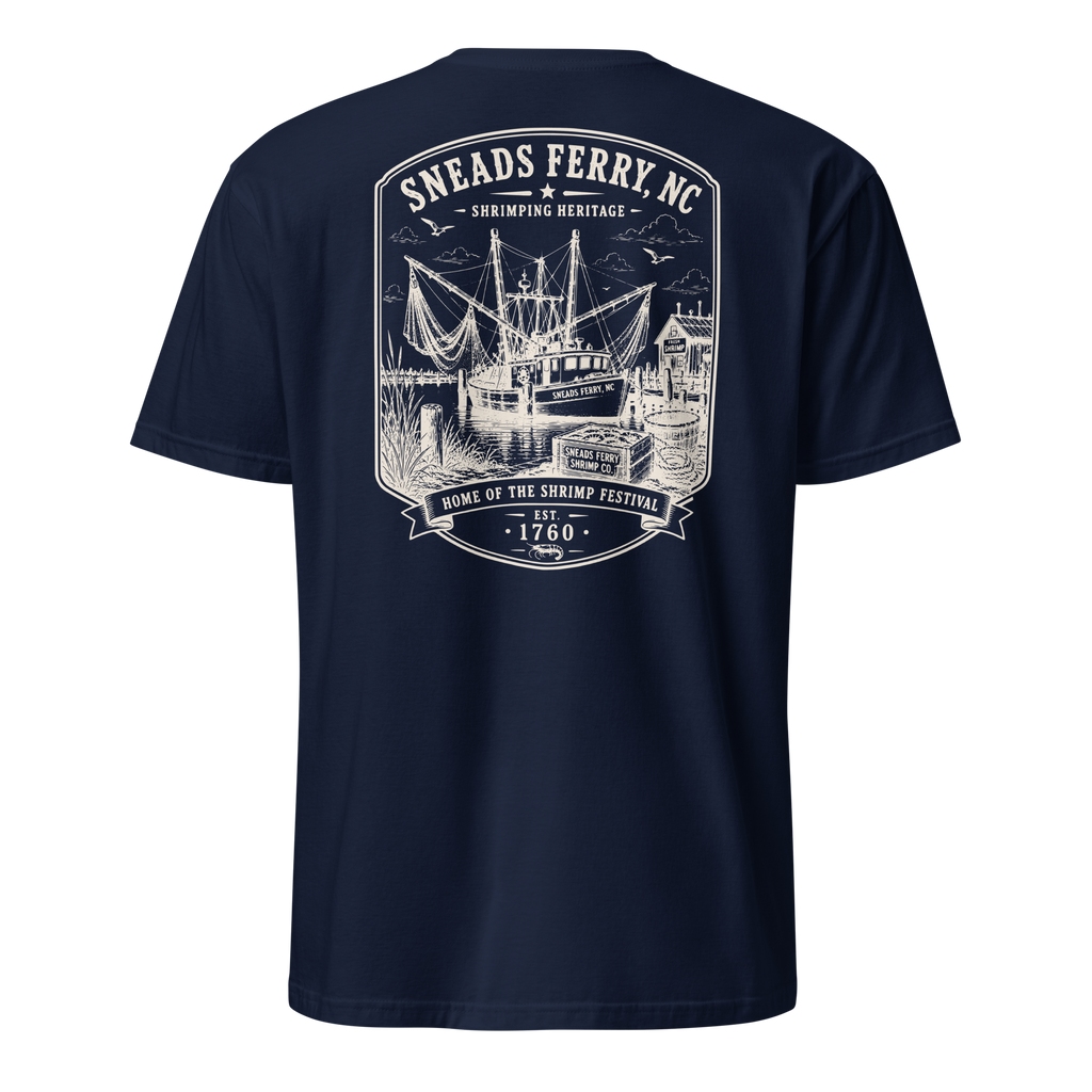 Sneads Ferry, NC - Shrimping Heritage - Short-Sleeve Unisex