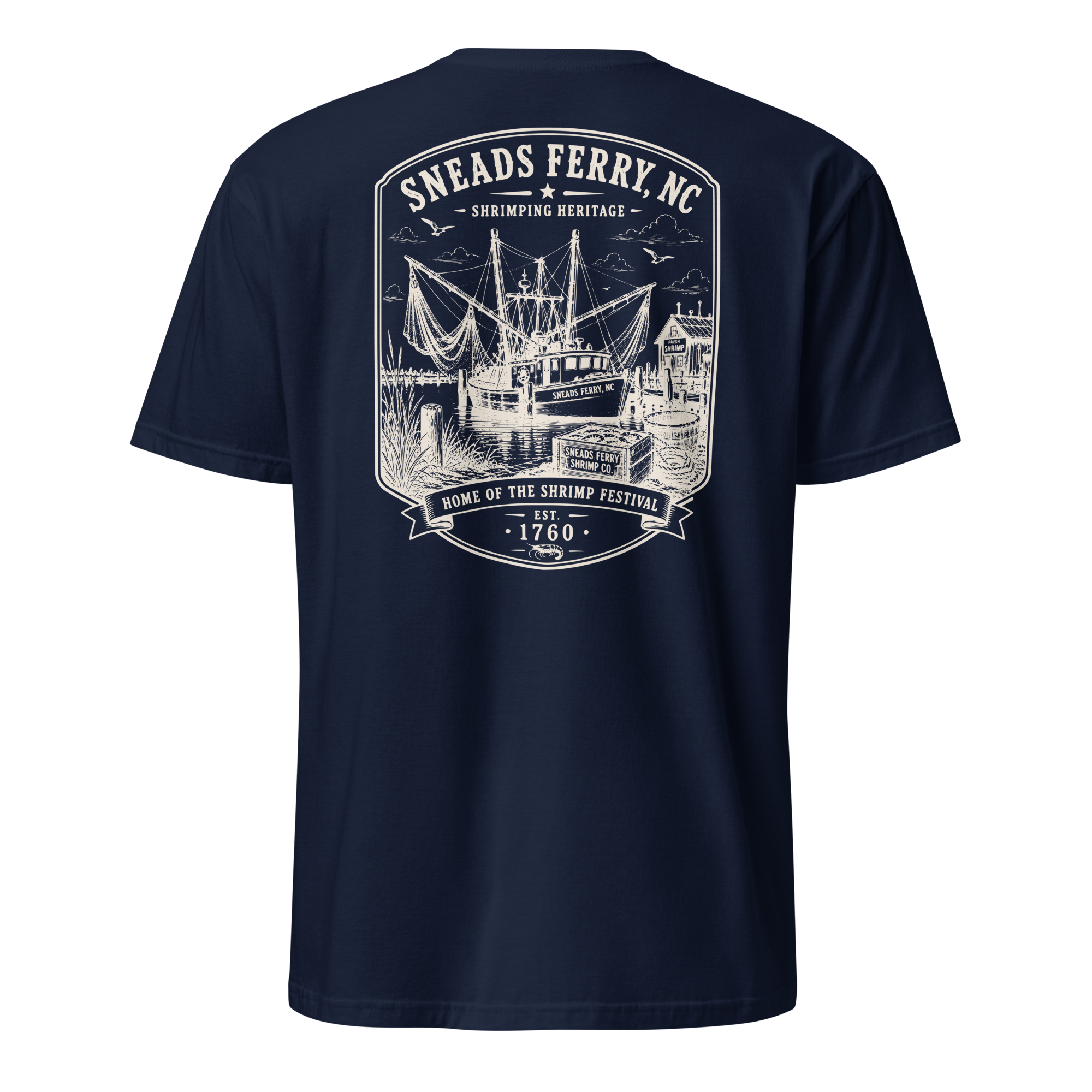 Sneads Ferry, NC - Shrimping Heritage - Short-Sleeve Unisex