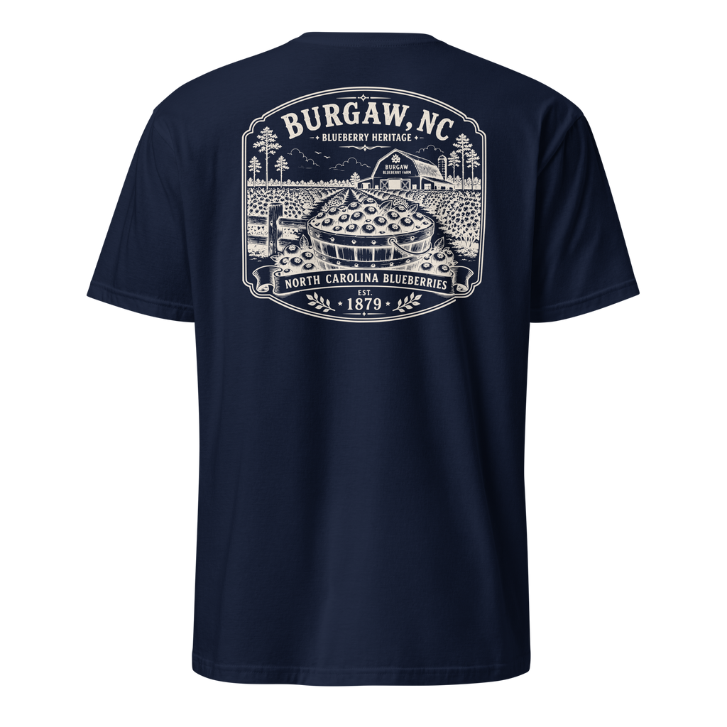 Burgaw, NC - Blueberry Heritage - Short-Sleeve Unisex