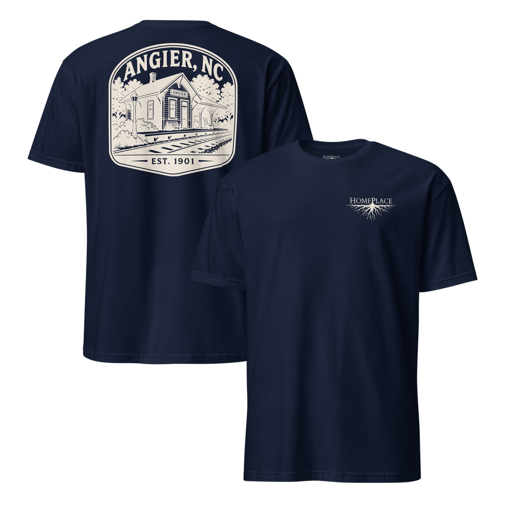 Angier, NC - Railroad Town - Unisex T-Shirt