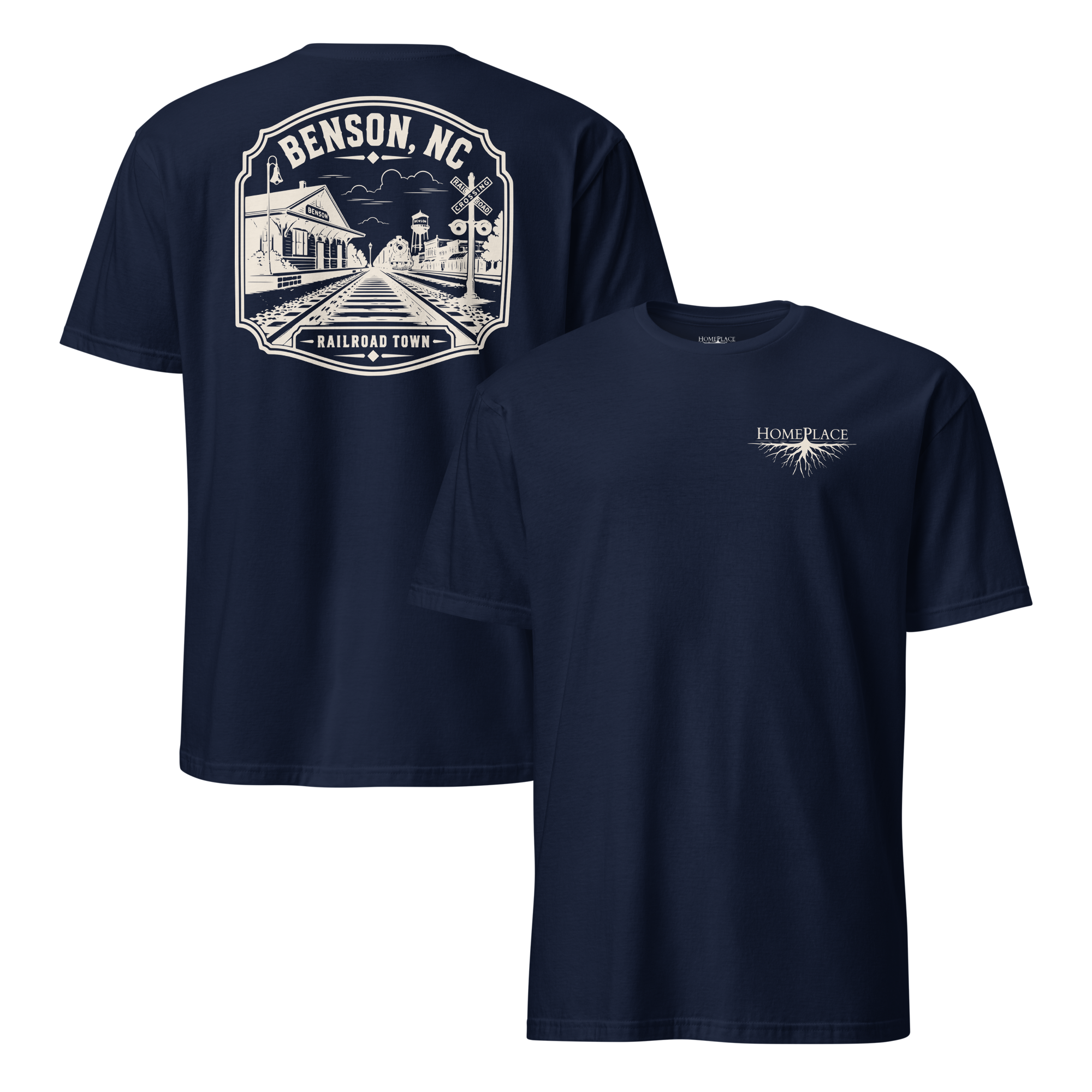 Benson, NC - Railroad Town - Unisex T-Shirt