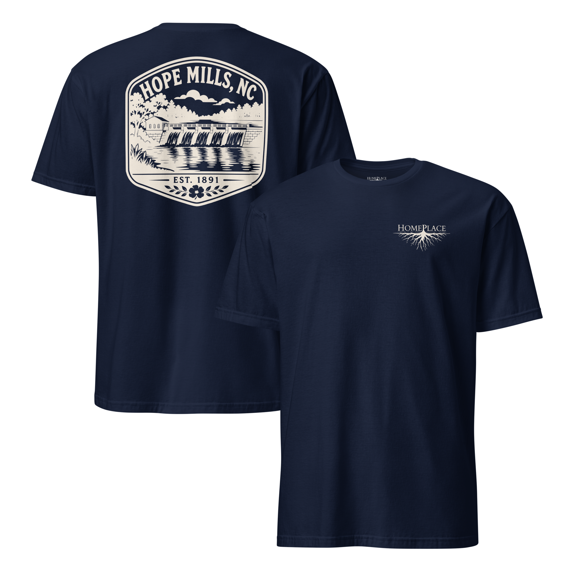Hope Mills, NC - Hope Mills Dam - Unisex T-Shirt