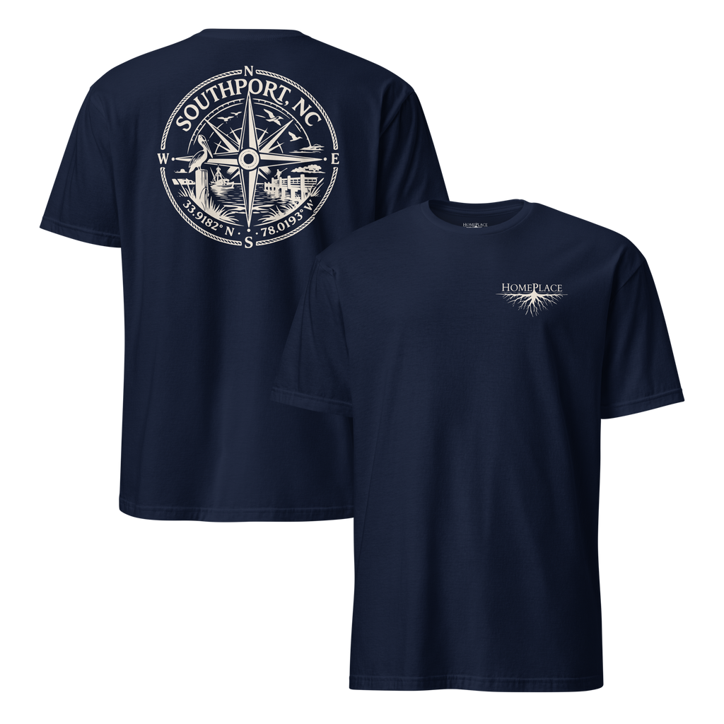 Southport, NC - Compass - Unisex T-Shirt