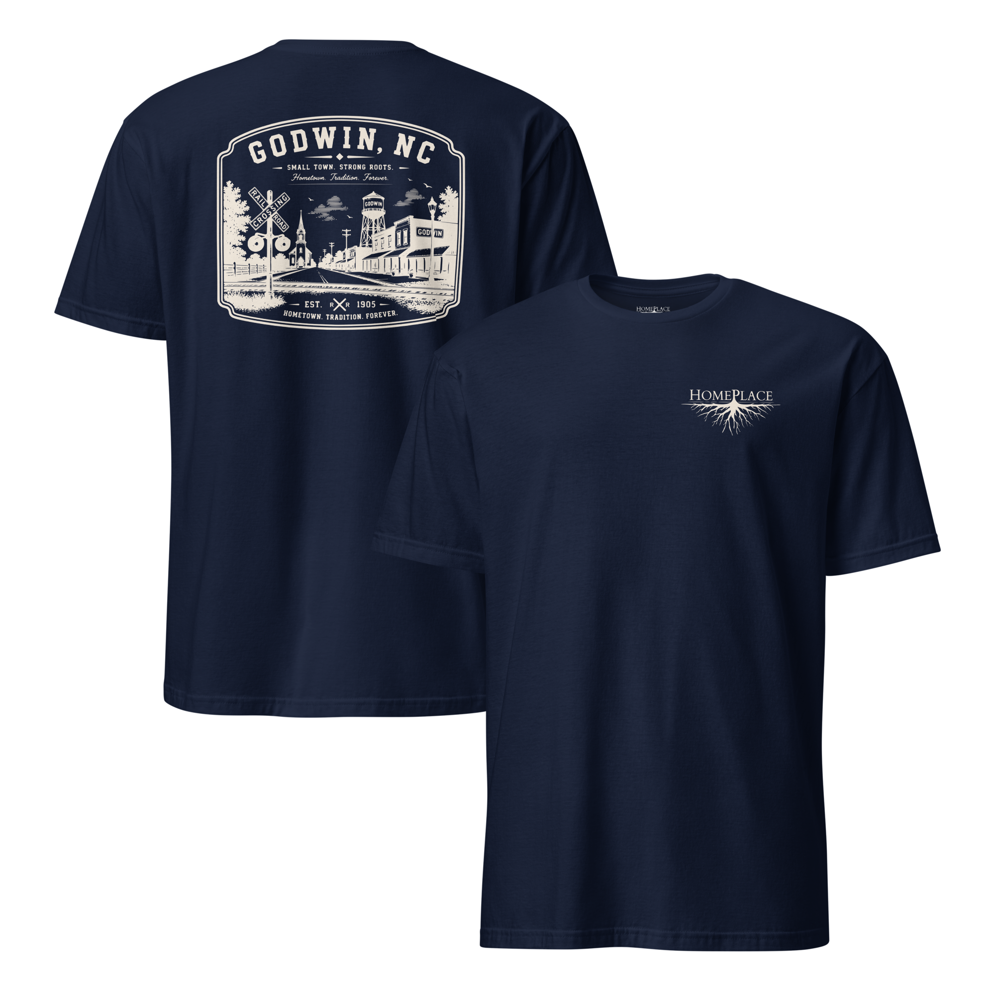 Godwin, NC - Small Town Roots - Unisex T-Shirt