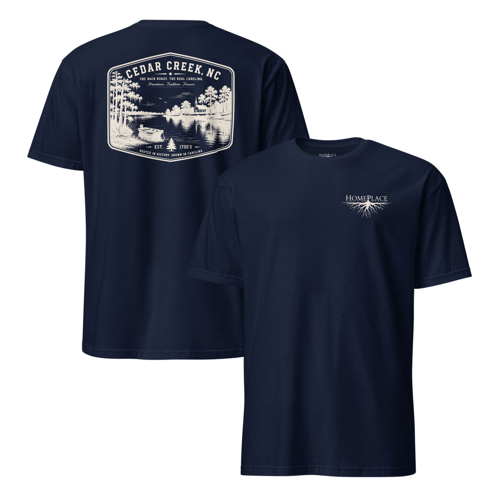 Cedar Creek, NC - The River - Unisex T-Shirt