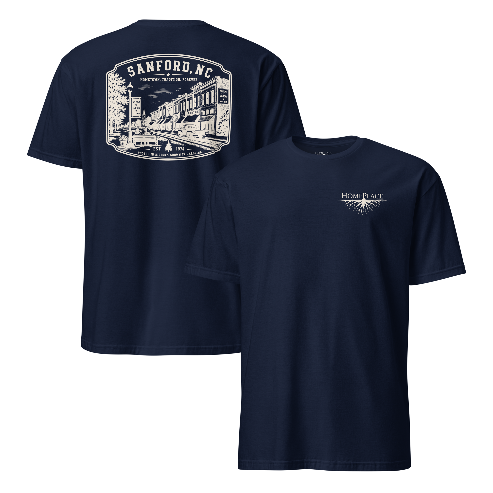 Sanford, NC - Downtown - Unisex T-Shirt