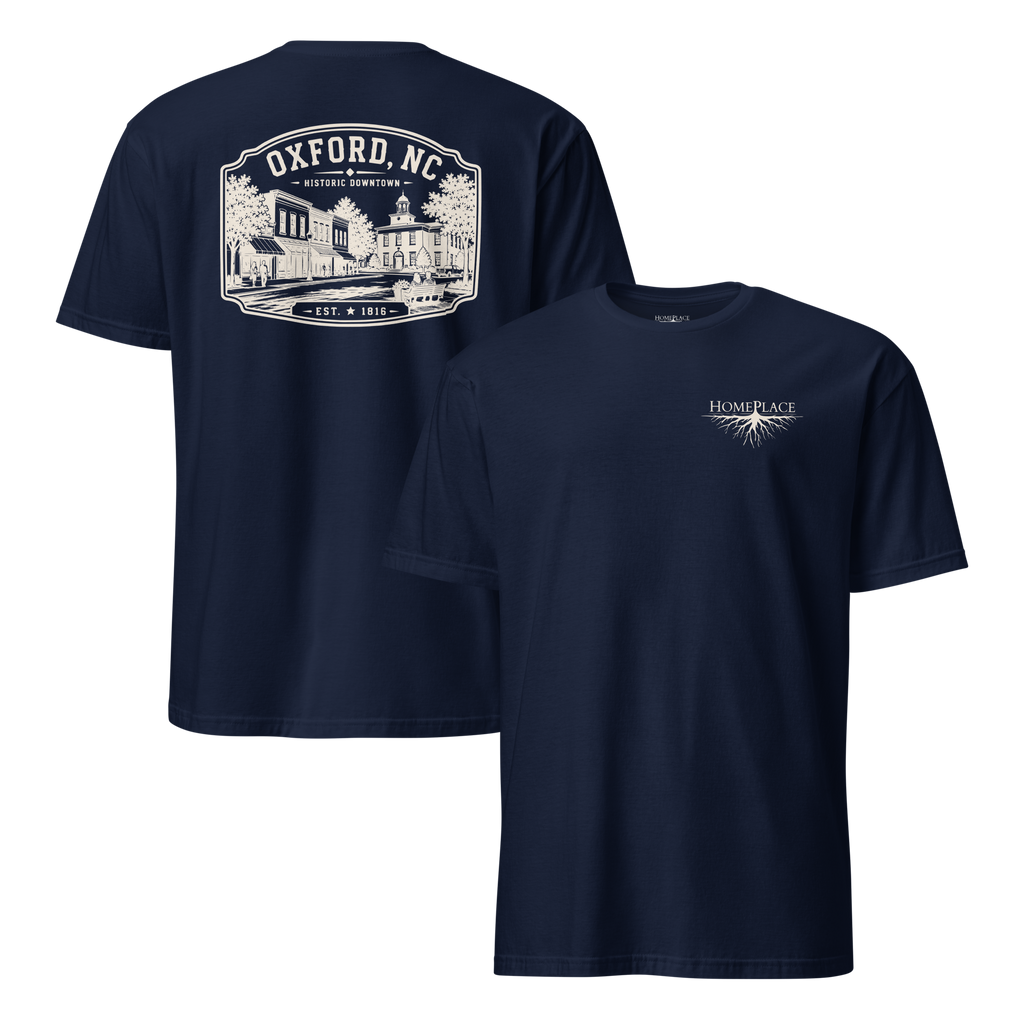 Oxford, NC - Historic Downtown - Unisex T-Shirt