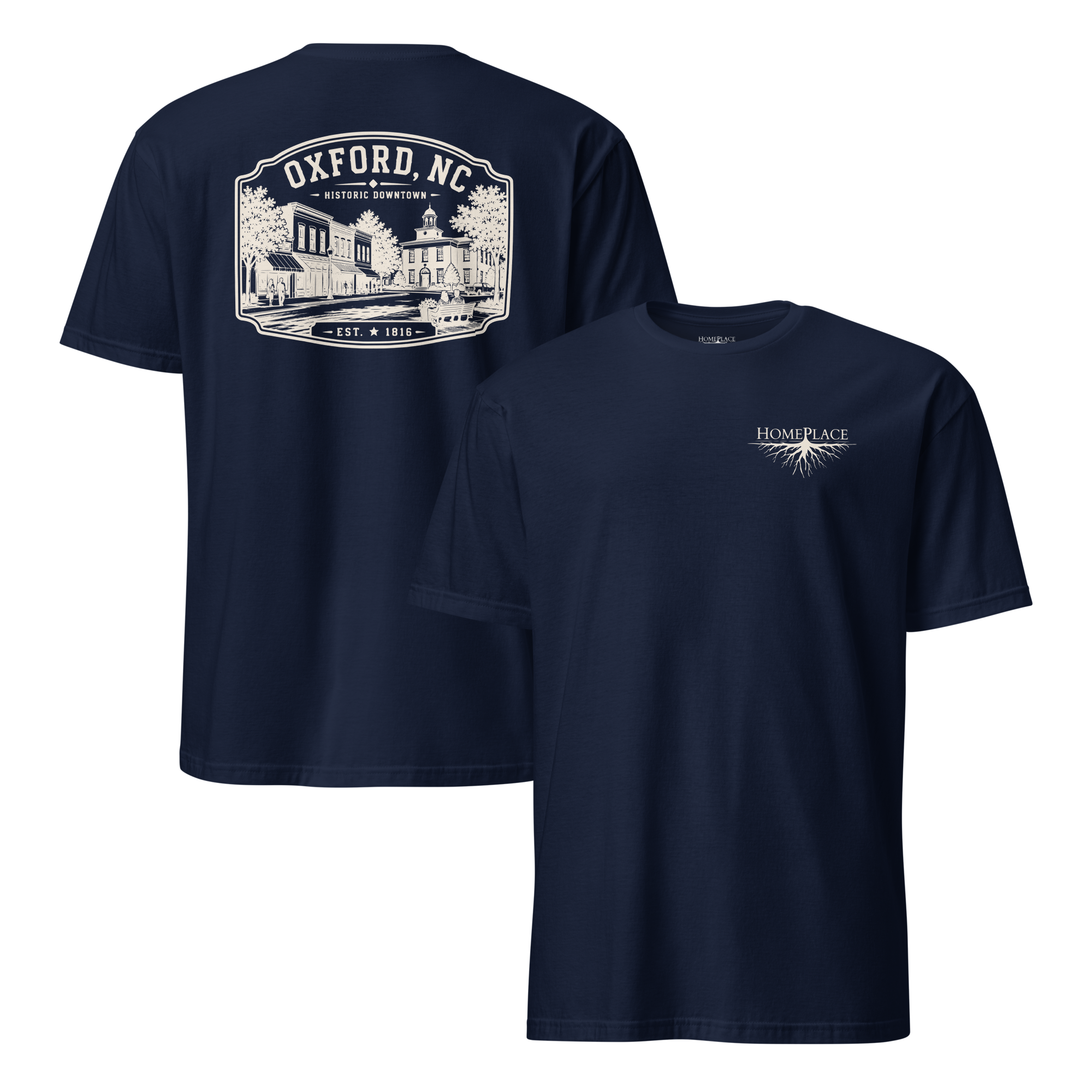 Oxford, NC - Historic Downtown - Unisex T-Shirt