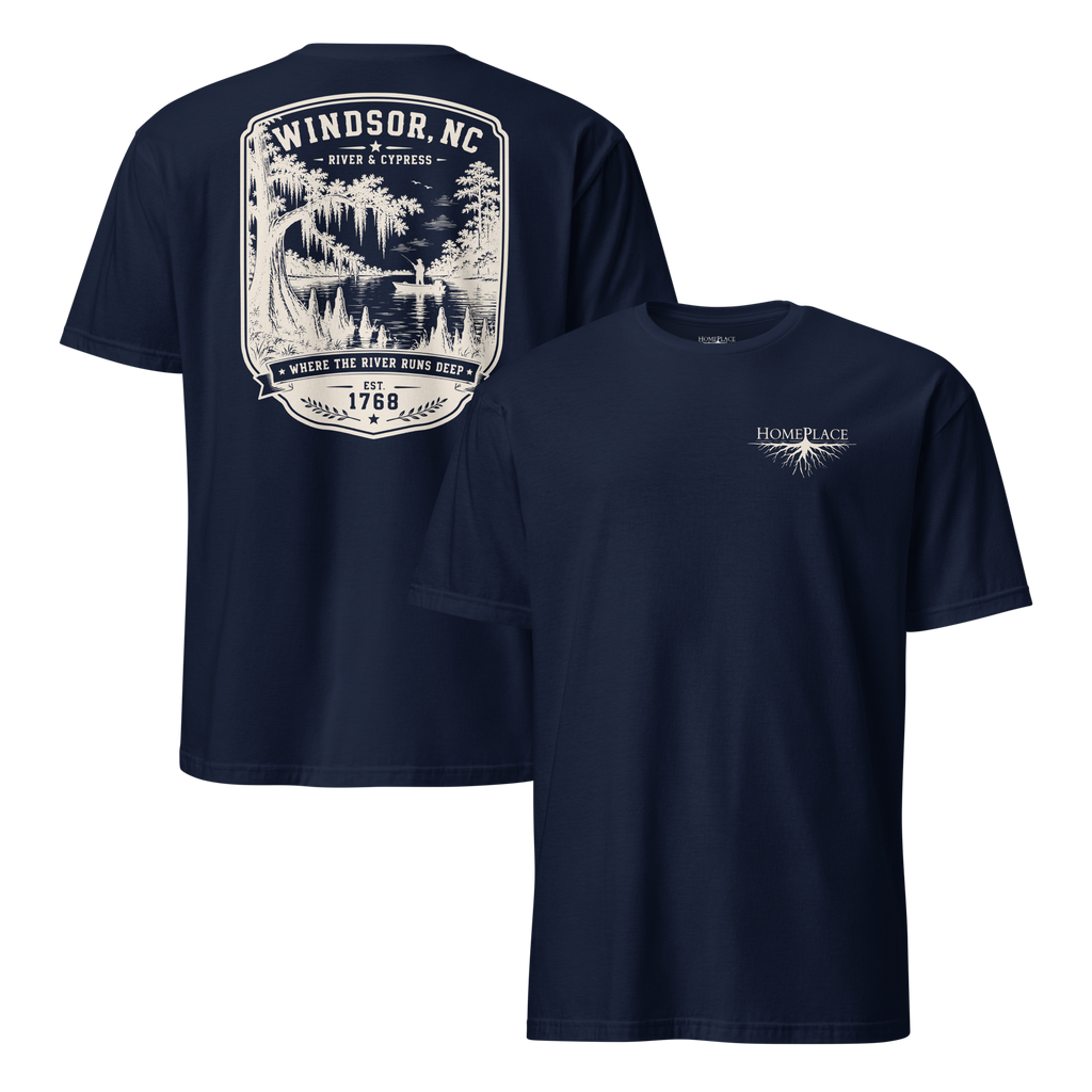 Windsor, NC - River & Cypress - Unisex T-Shirt