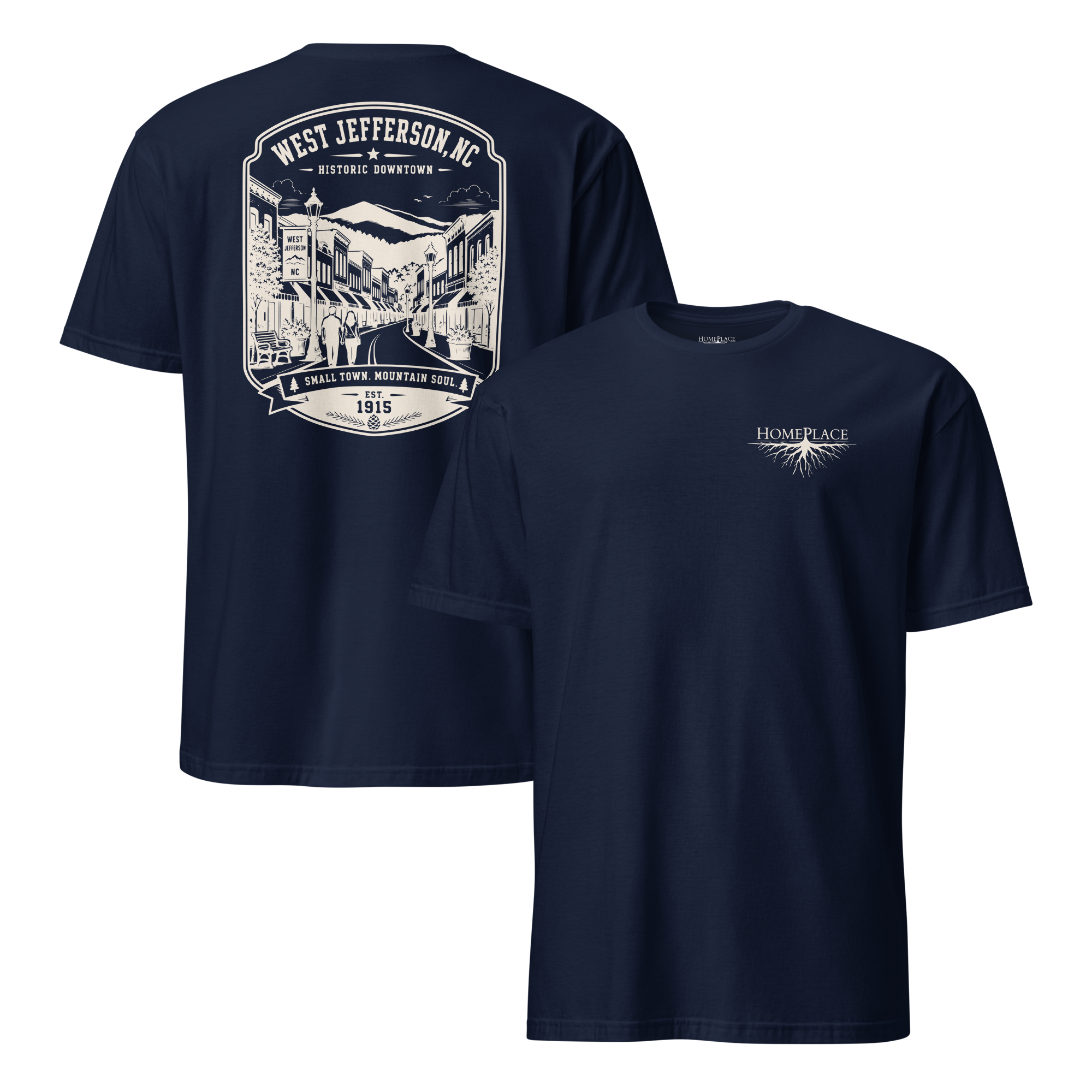 West Jefferson - Historic Downtown - Unisex T-Shirt