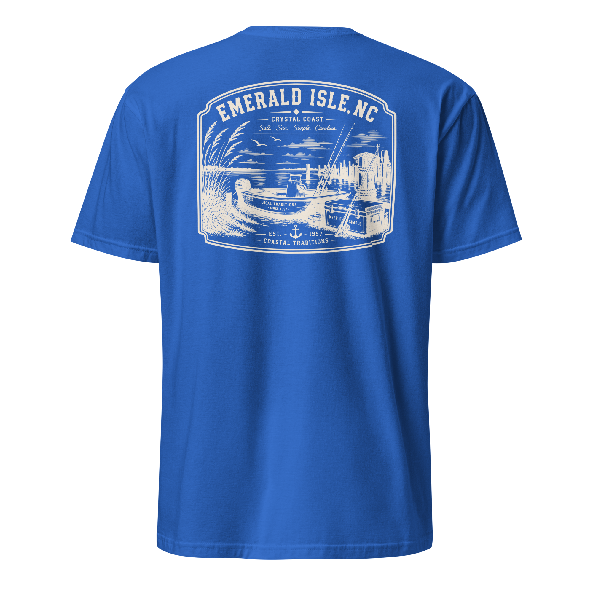 Emerald Isle, NC - Salt. Sun. Simple. - Unisex T-Shirt