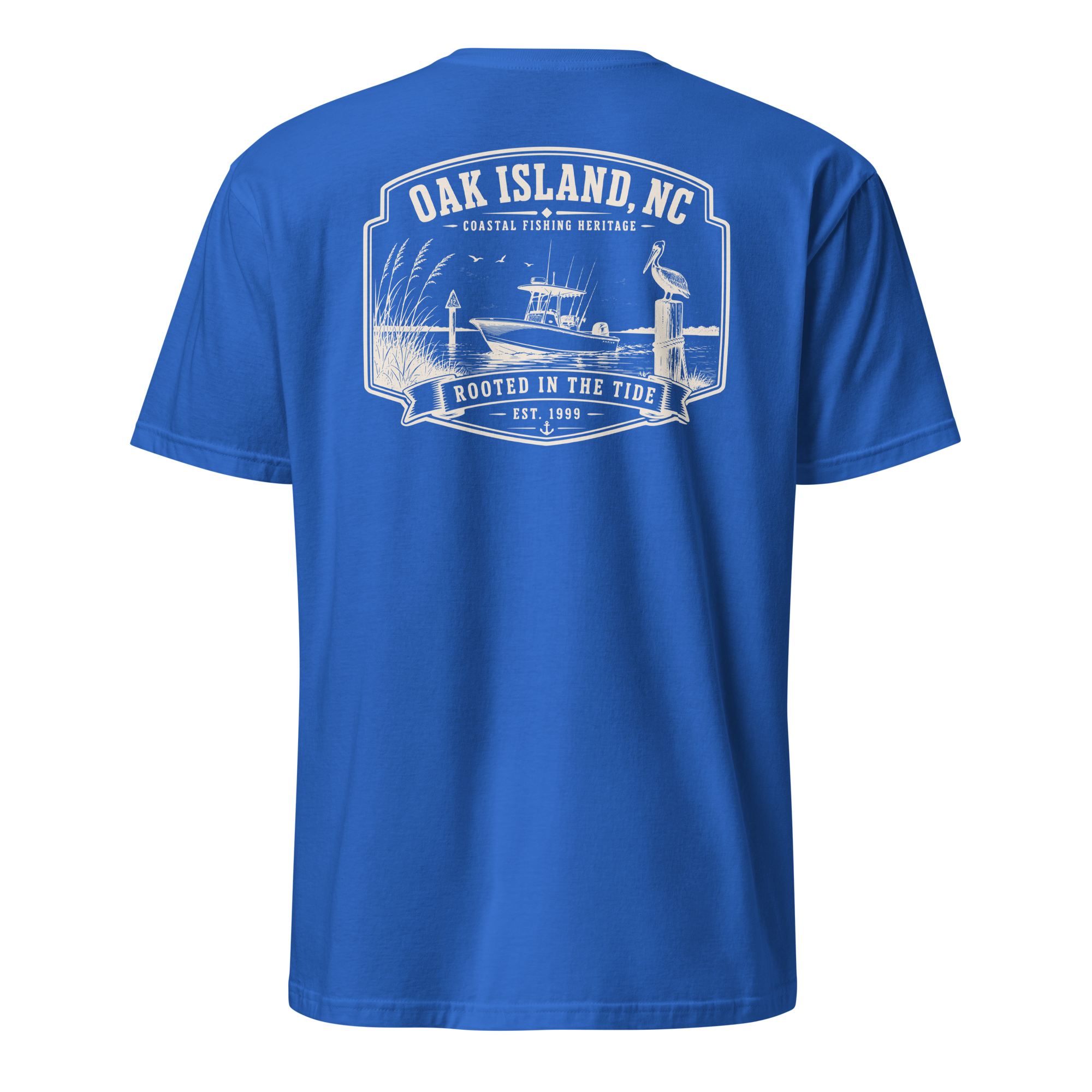 Oak Island, NC - Rooted In The Tide - Unisex T-Shirt