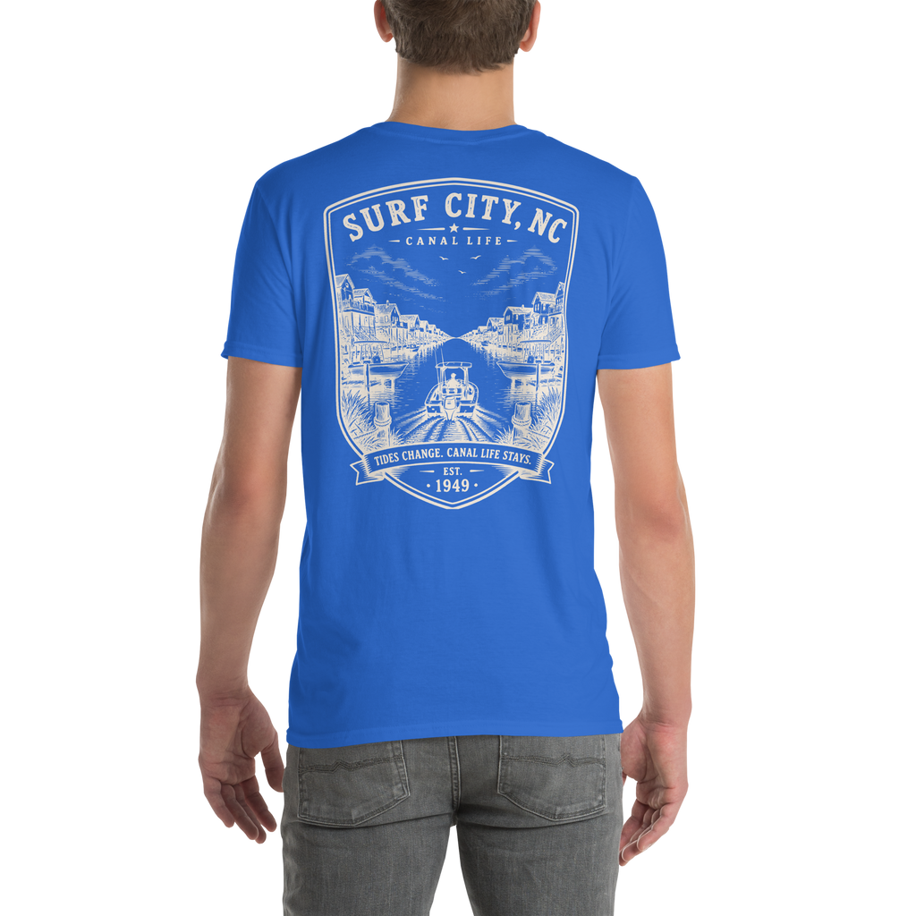 Surf City, NC - Canal Life - Short-Sleeve Unisex T-Shirt