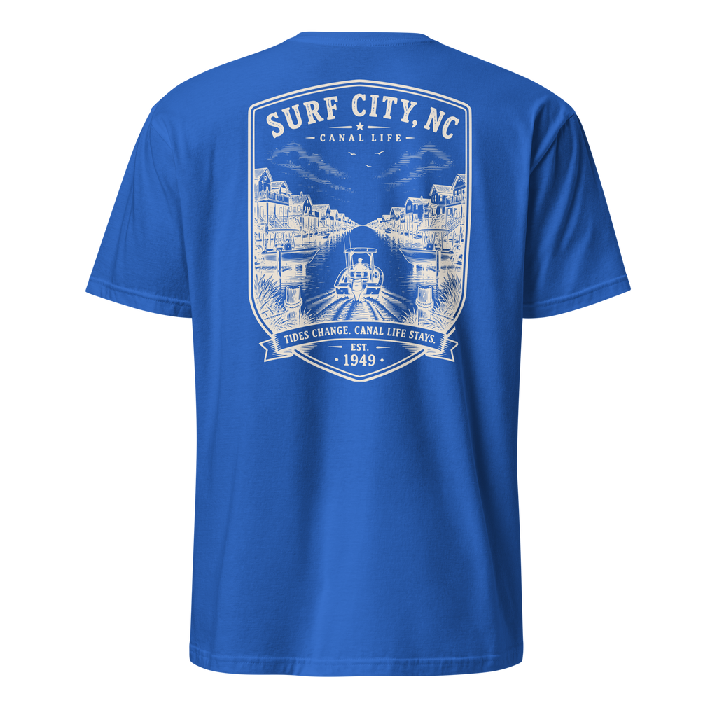 Surf City, NC - Canal Life - Short-Sleeve Unisex T-Shirt