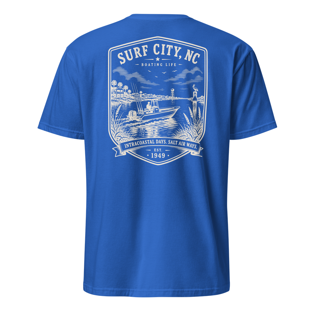 Surf City, NC - Boating Life - Short-Sleeve Unisex T-Shirt