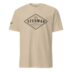 Stedman, NC - Diamond Front Black Ink Short-Sleeve Unisex T-Shirt