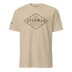 Stedman, NC - Diamond Front Brown Ink Short-Sleeve Unisex T-Shirt