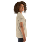 Stedman, NC - Diamond Front Brown Ink Short-Sleeve Unisex T-Shirt