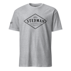 Stedman, NC - Diamond Front Black Ink Short-Sleeve Unisex T-Shirt