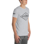 Stedman, NC - Diamond Front Black Ink Short-Sleeve Unisex T-Shirt