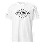 Stedman, NC - Diamond Front Black Ink Short-Sleeve Unisex T-Shirt