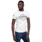 Eastover, NC - Diamond Front Black Ink Short-Sleeve Unisex T-Shirt