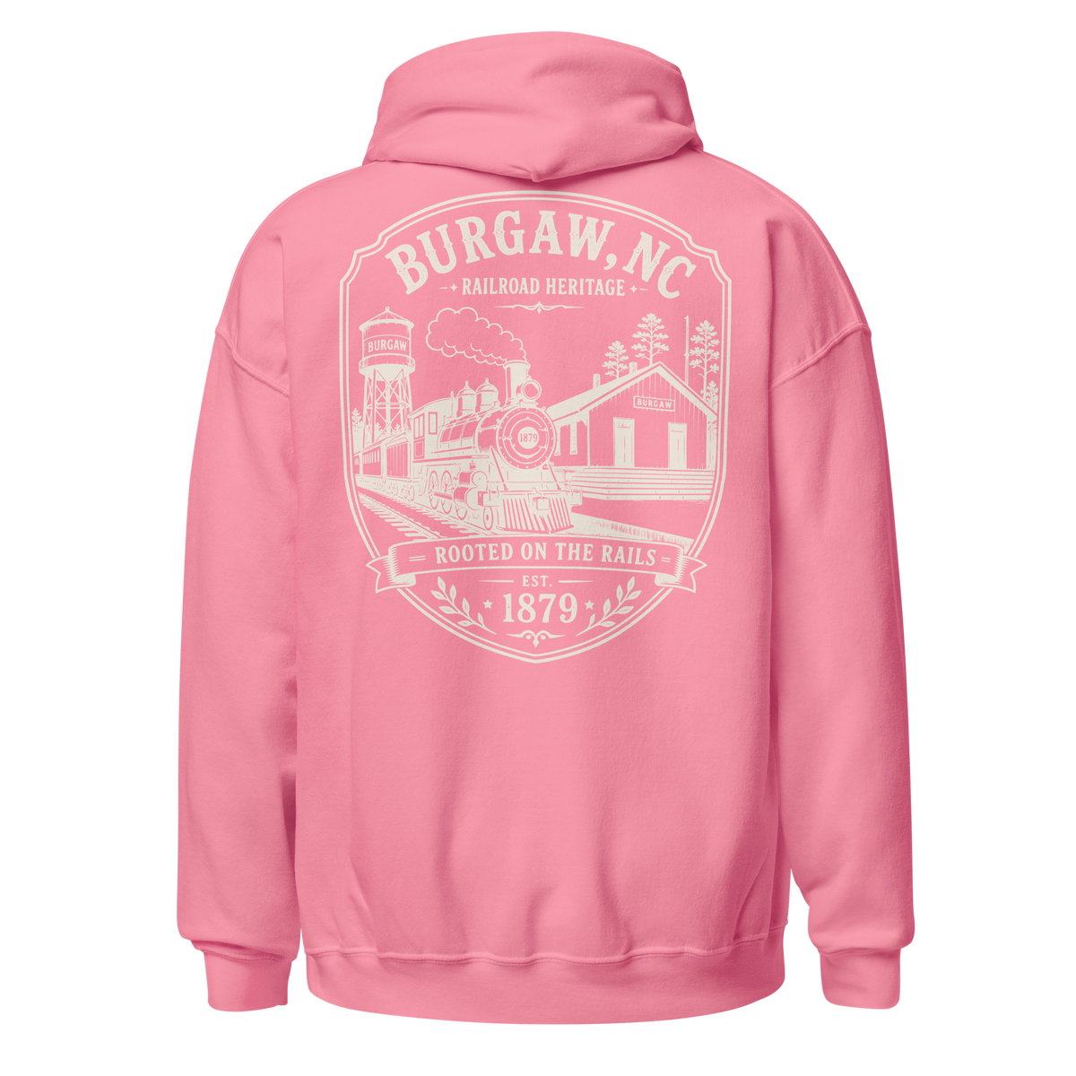 Burgaw, NC - Rooted On The Rails - Unisex Hoodie