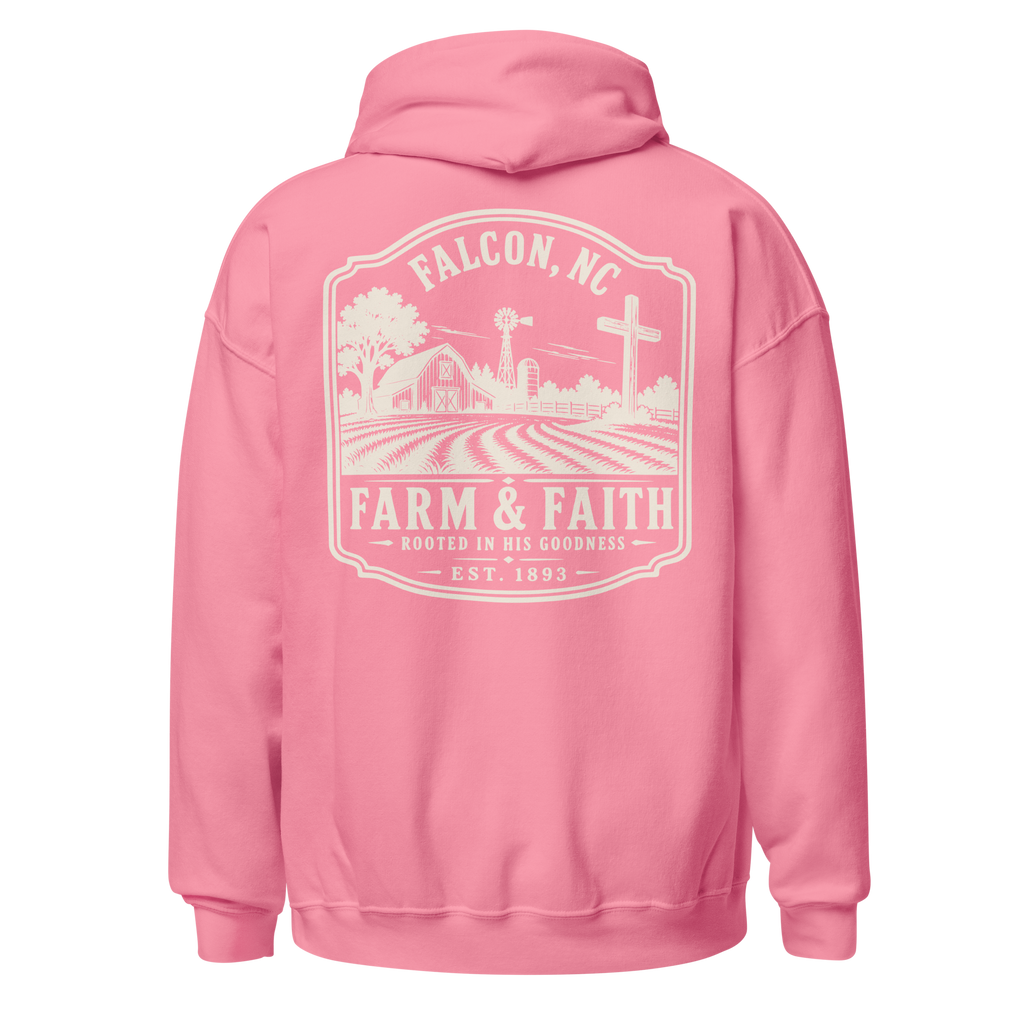 Falcon, NC - Farm & Faith - Unisex Hoodie