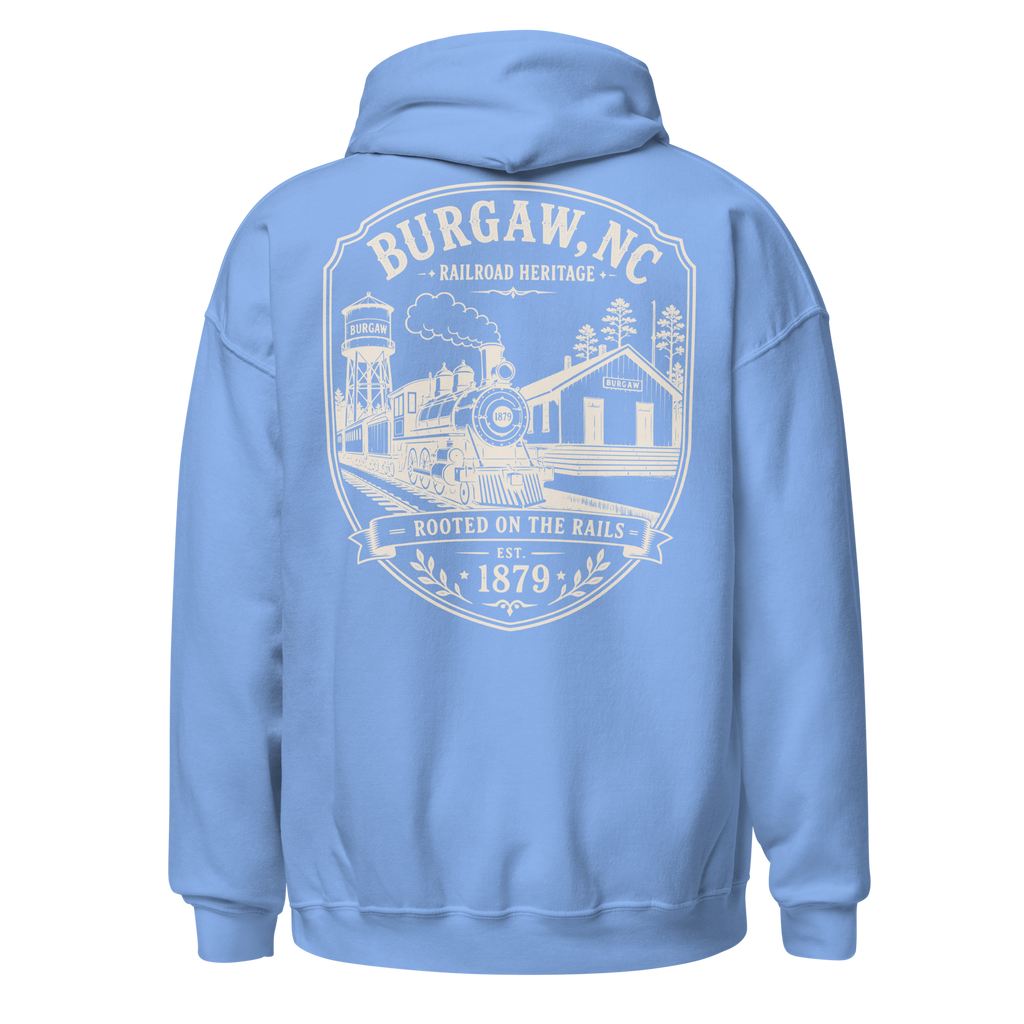 Burgaw, NC - Rooted On The Rails - Unisex Hoodie