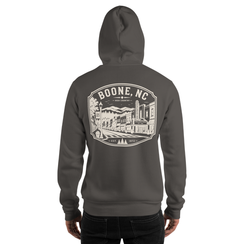 Boone, NC - Downtown - Unisex Hoodie