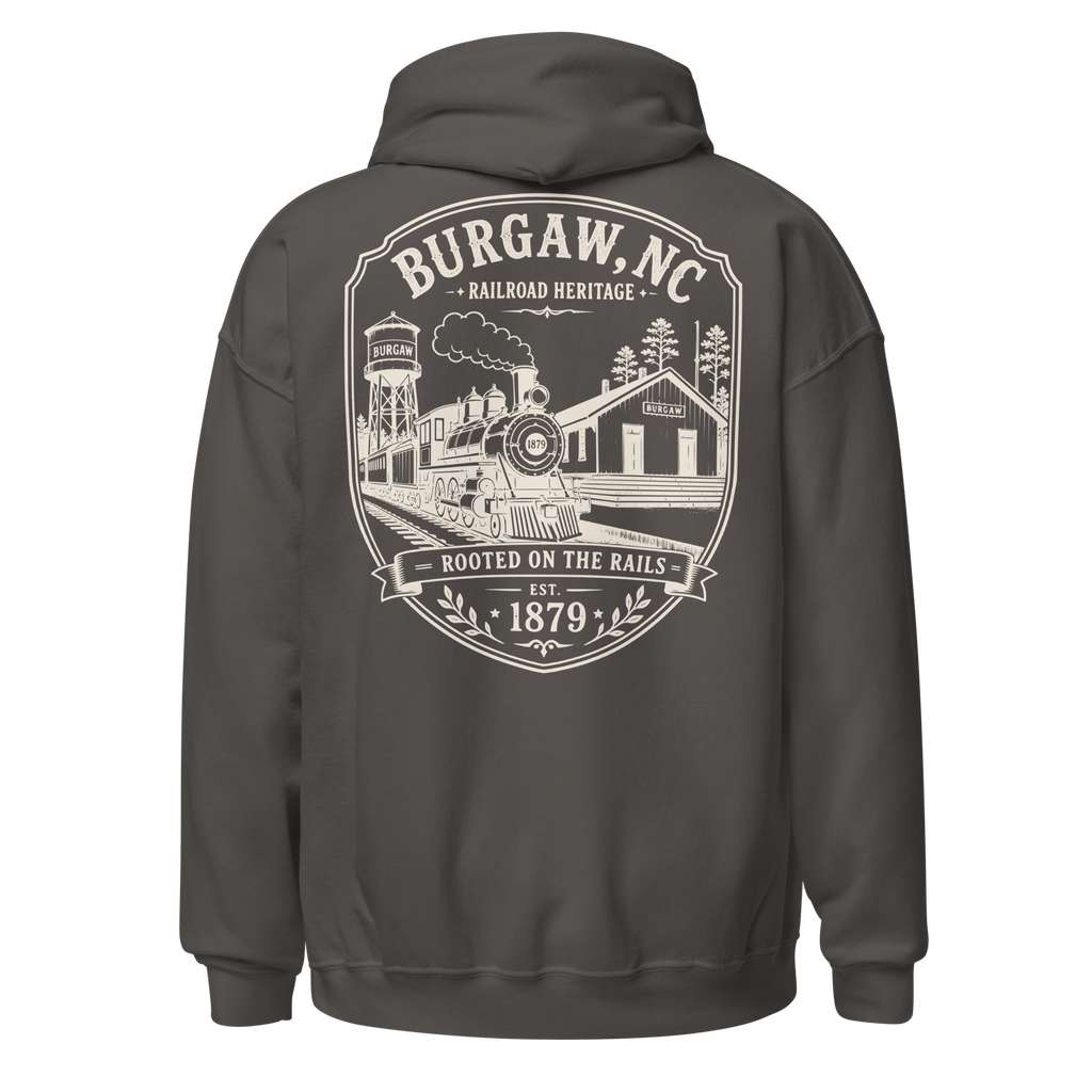 Burgaw, NC - Rooted On The Rails - Unisex Hoodie