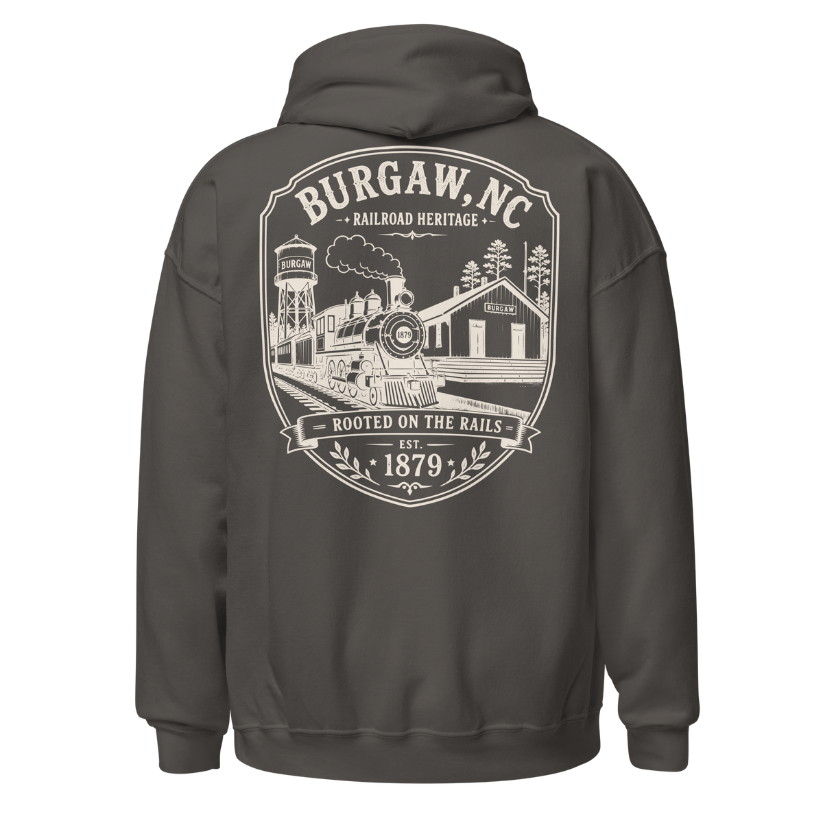 Burgaw, NC - Rooted On The Rails - Unisex Hoodie