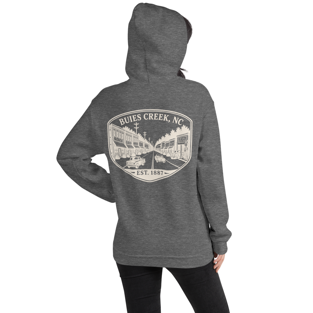 Buies Creek, NC - Main Street - Unisex Hoodie