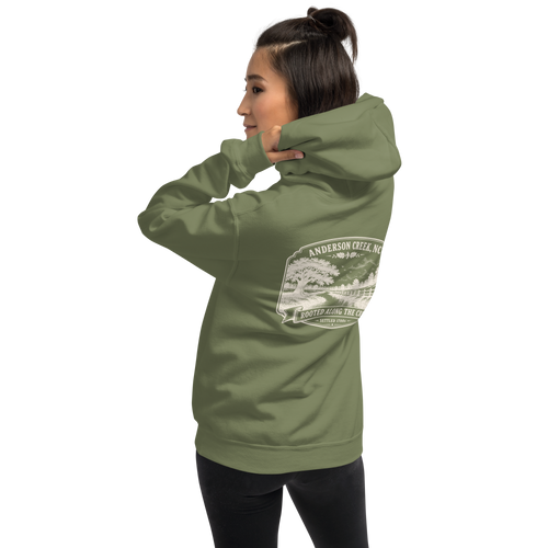 Anderson Creek, NC - Rooted Along The Creek - Unisex Hoodie