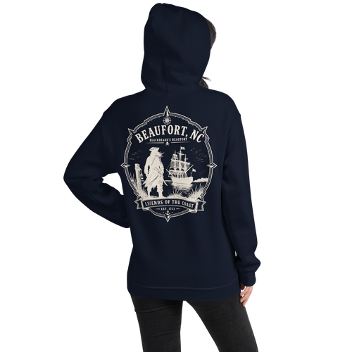 Beaufort, NC - Blackbeard's Beaufort - Unisex Hoodie