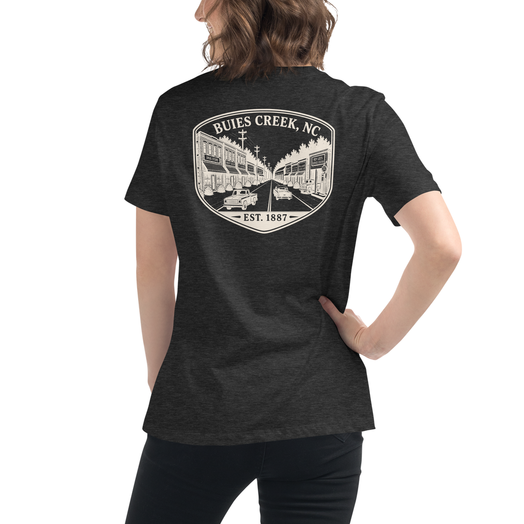Buies Creek, NC - Main Street - Women's Relaxed T-Shirt
