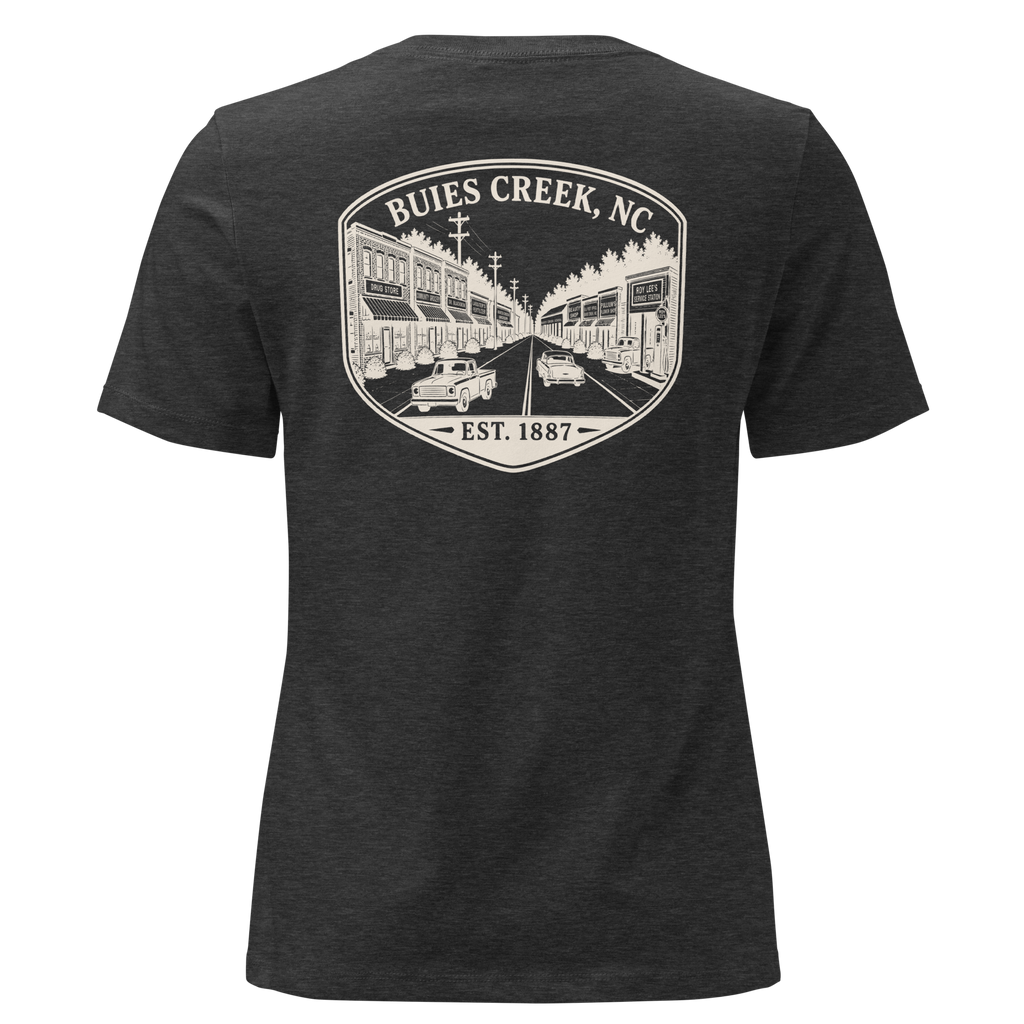 Buies Creek, NC - Main Street - Women's Relaxed T-Shirt