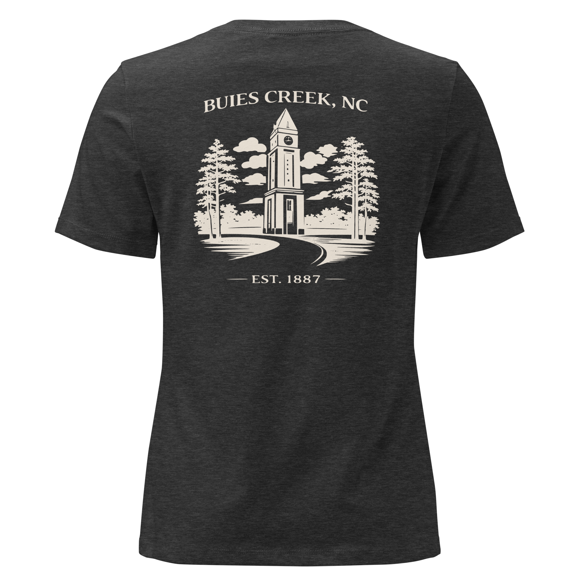 Buies Creek, NC - Campus Tower - Women's Relaxed T-Shirt