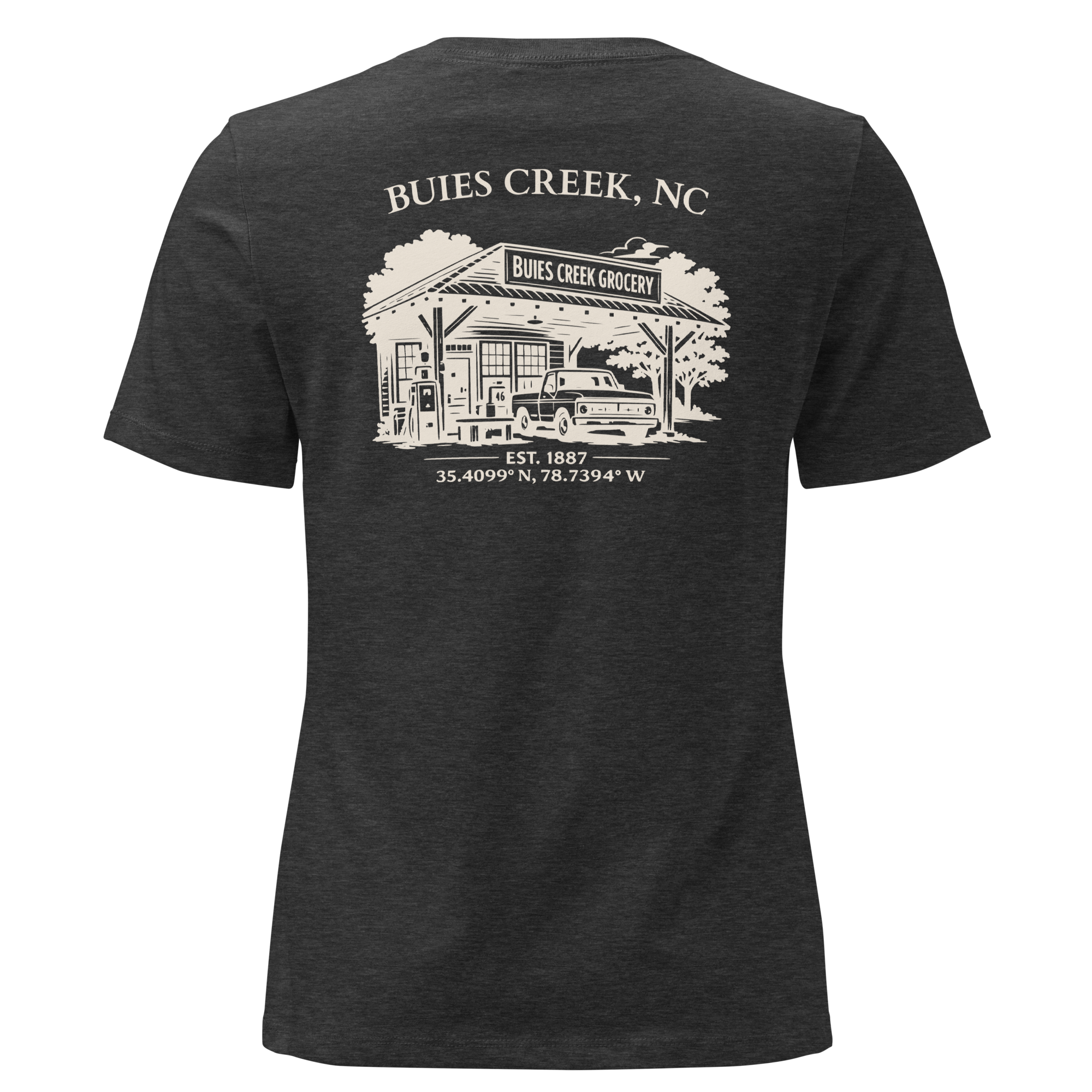 Buies Creek, NC - Buies Creek Grocery - Women's Relaxed T-Shirt