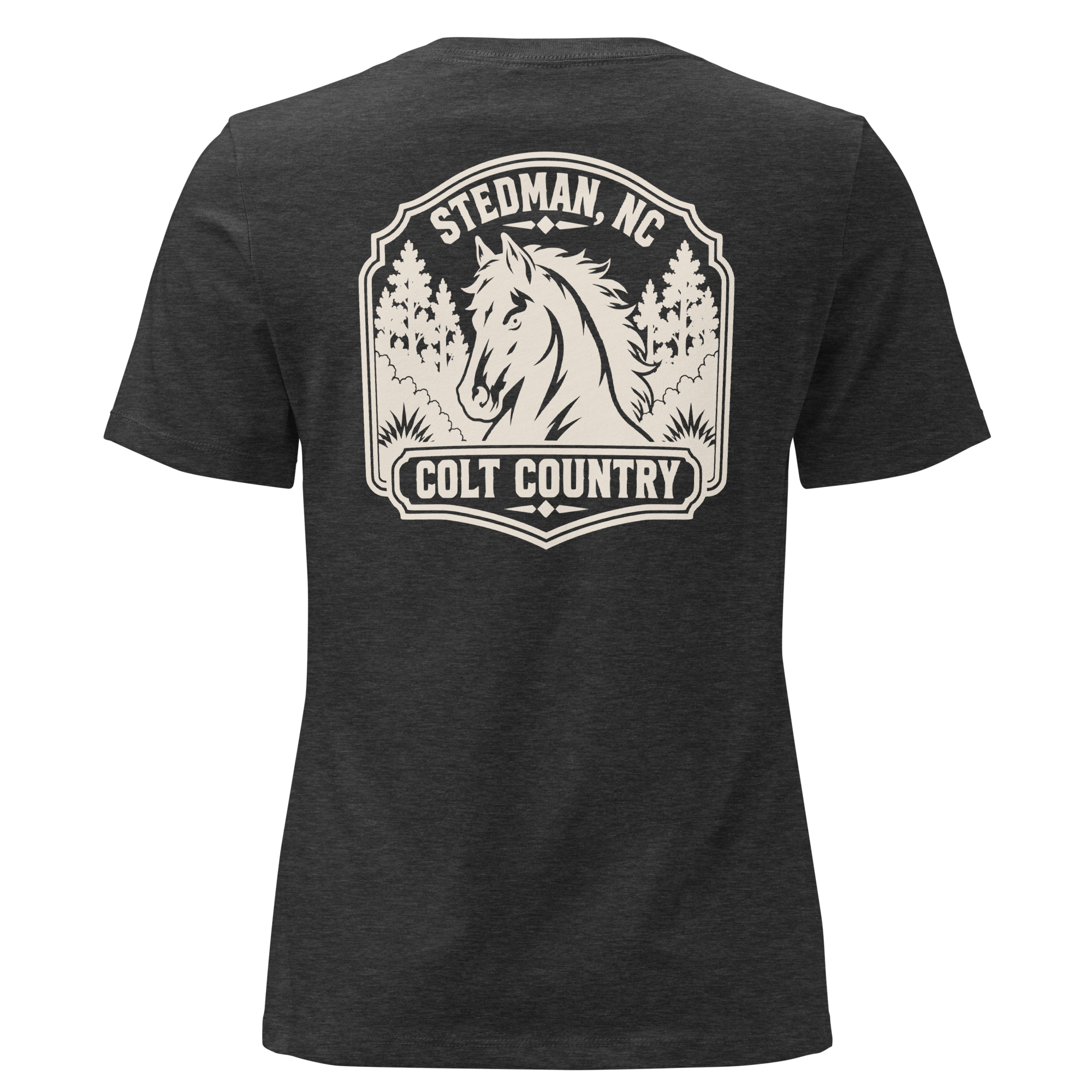 Stedman, NC - Colt Country- Women's Relaxed T-Shirt