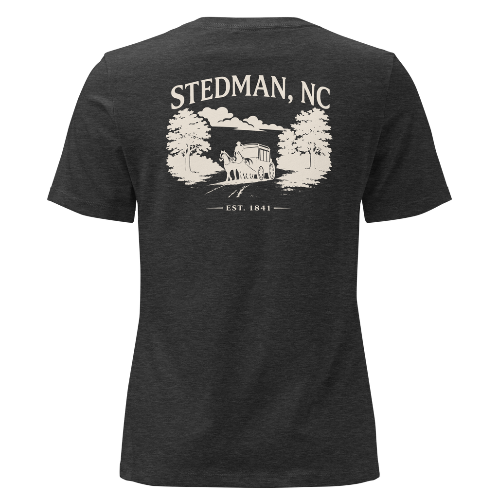 Stedman, NC - Stedman Stagecoach Town- Women's Relaxed T-Shirt