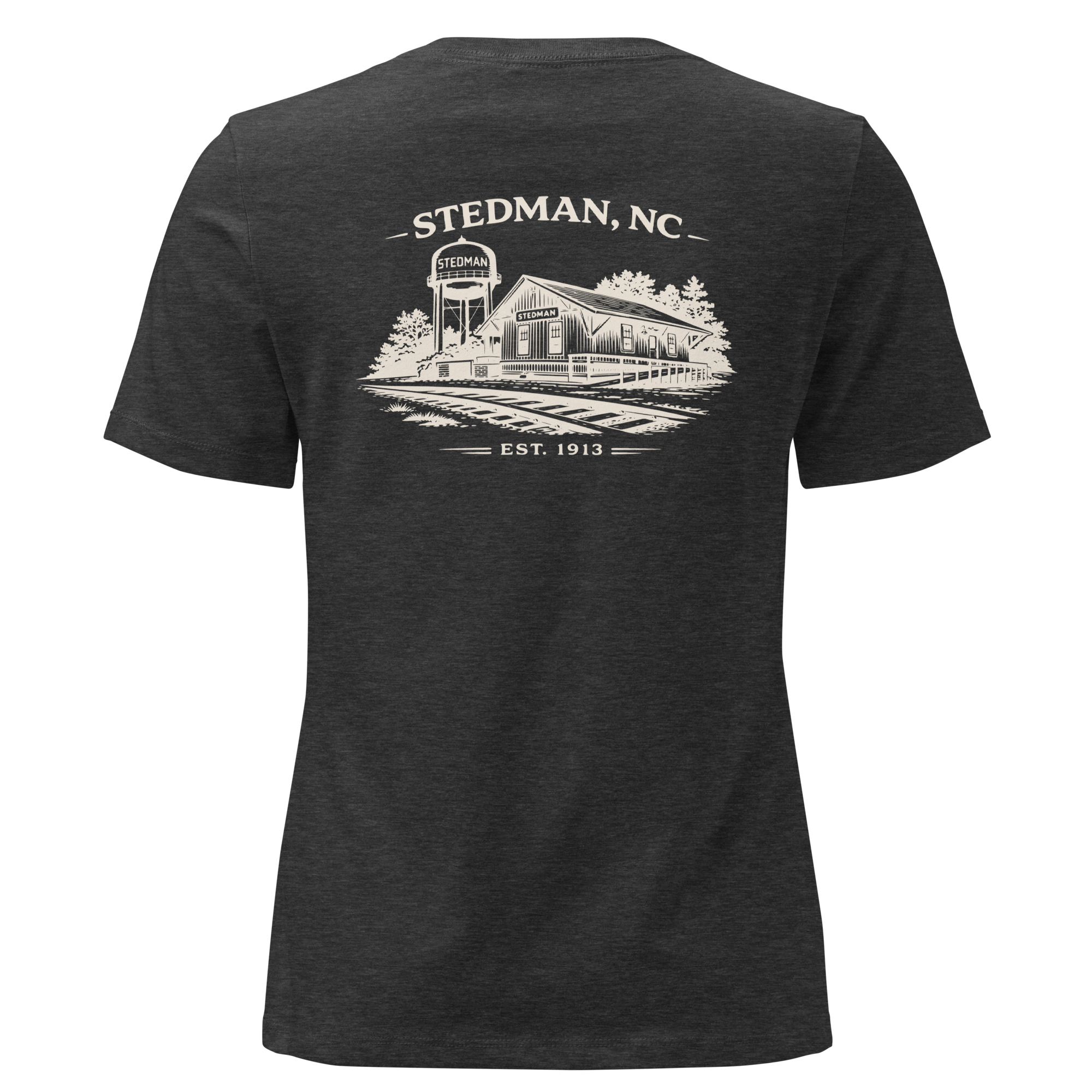Stedman, NC - Stedman Train Depot- Women's Relaxed T-Shirt