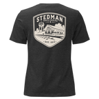 Stedman, NC - Stedman Train Depot Badge- Women's Relaxed T-Shirt