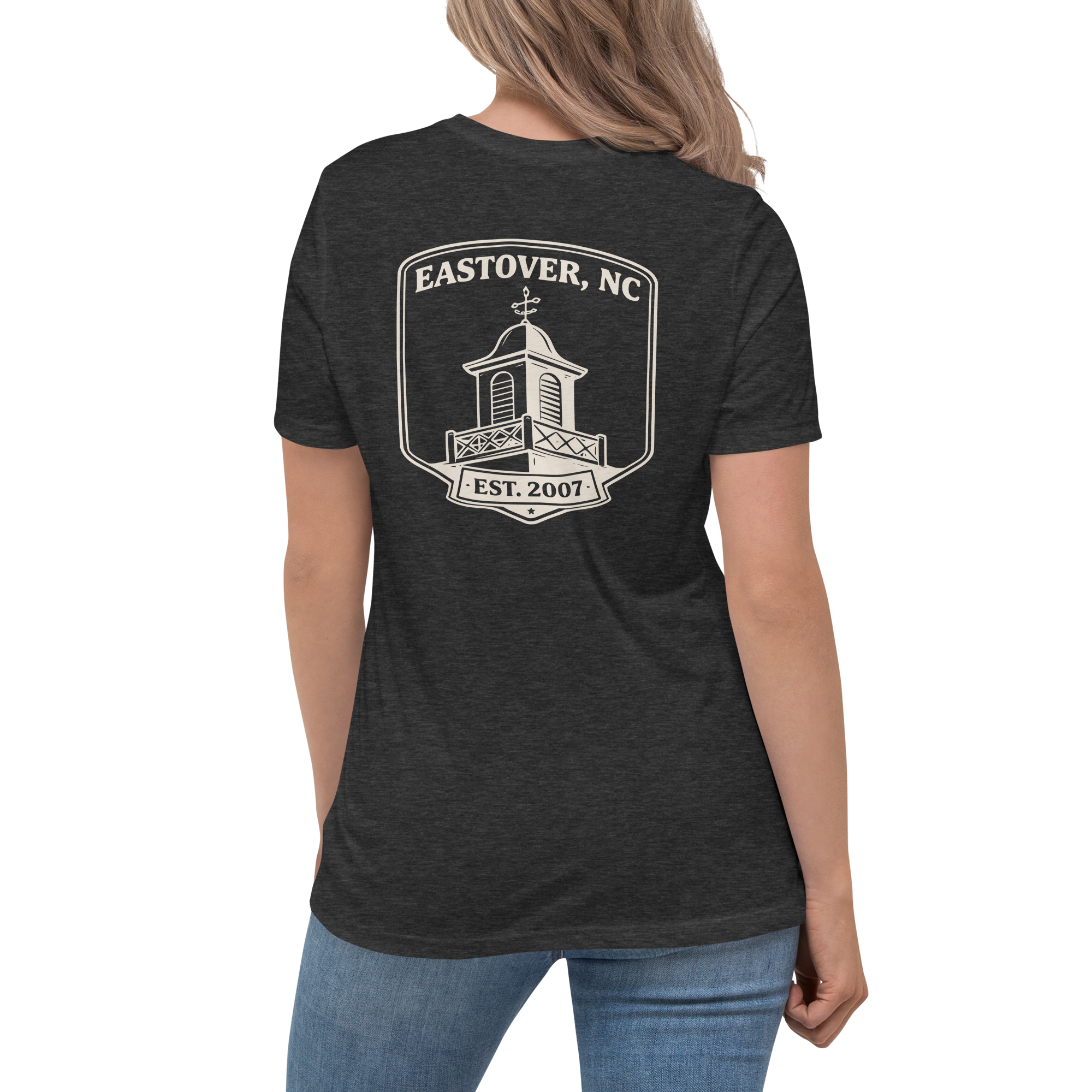 Eastover NC - Old School Cupola- Women's Relaxed T-Shirt